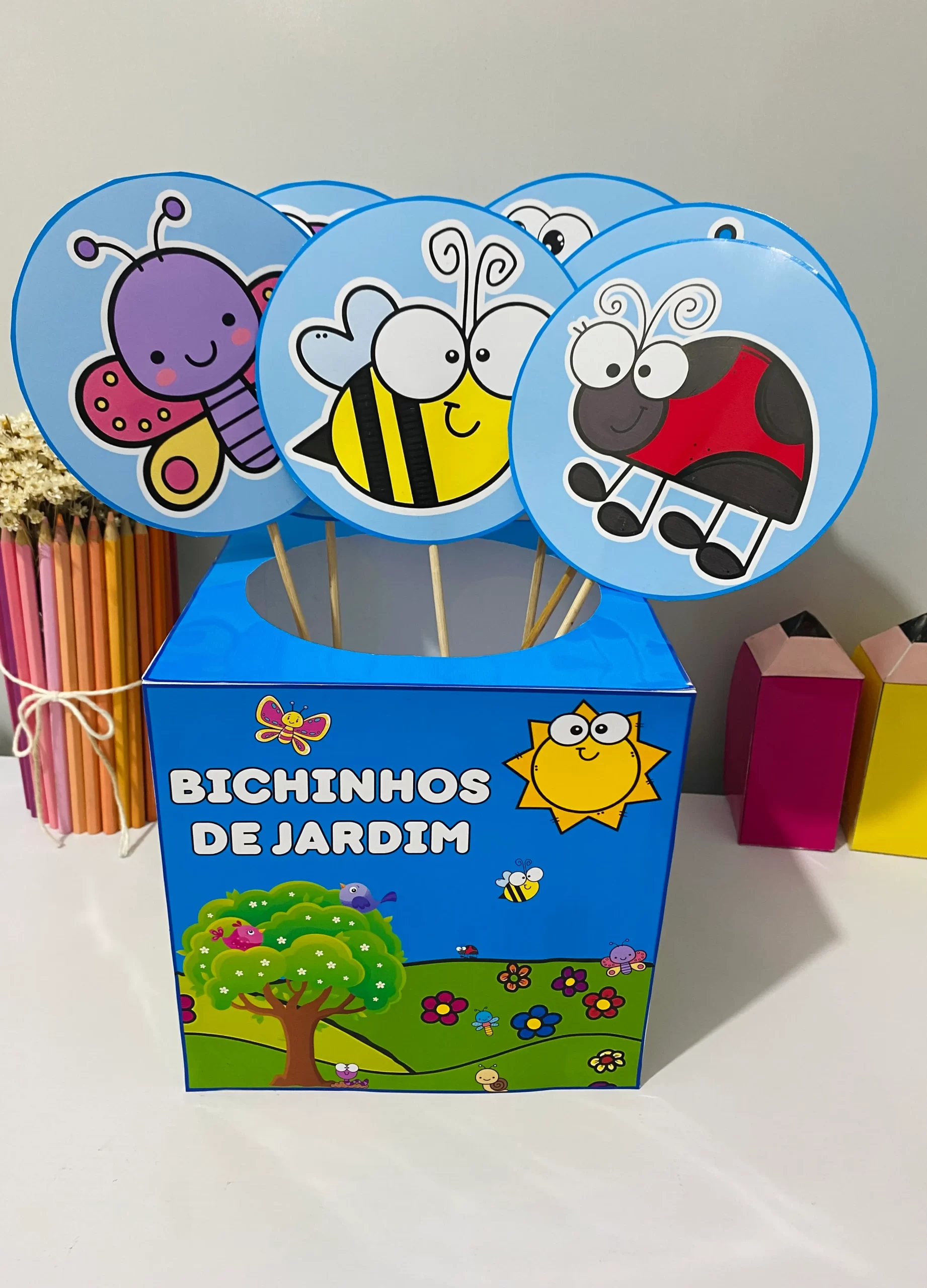 Caixa Bichinhos de Jardim