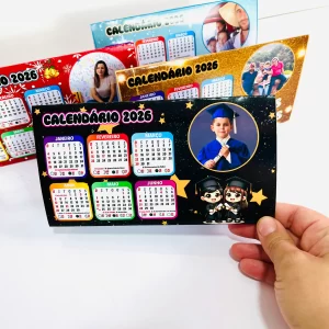 Kit Calendário de Mesa 2026