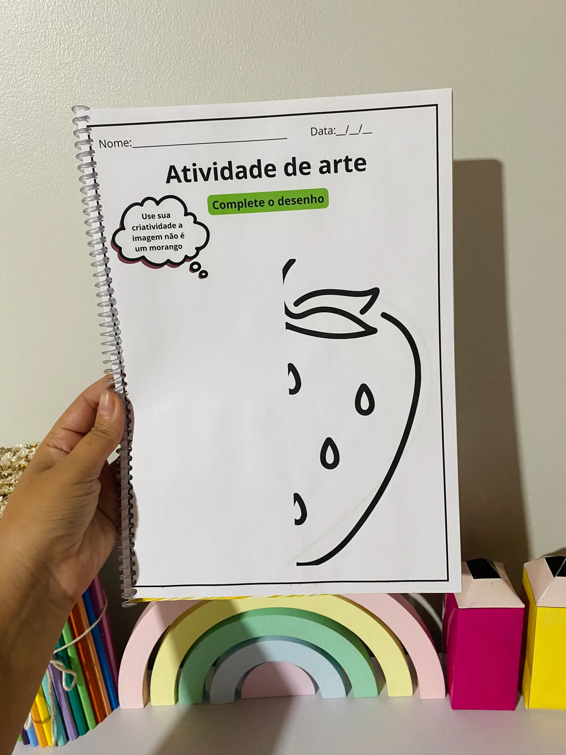Apostila de Arte – Complete o Desenho - Imagem 2