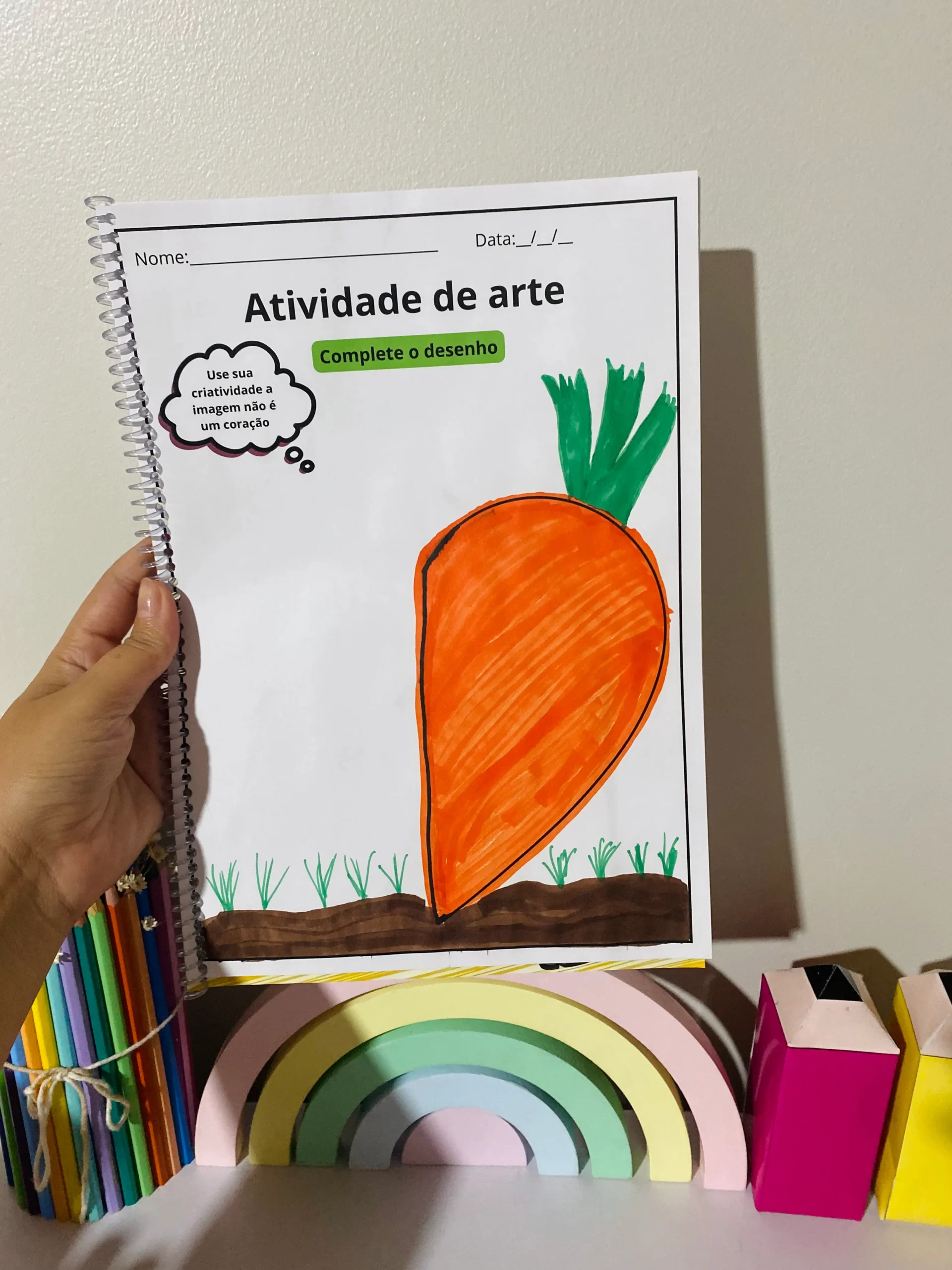 Apostila de Arte – Complete o Desenho - Imagem 3