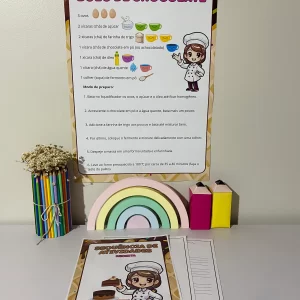 Cartaz Ampliado + Atividades – Receita de Bolo de Chocolate