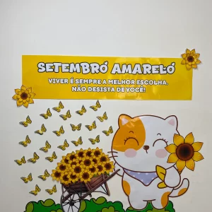 Painel Setembro Amarelo + Cartão Porta Bis