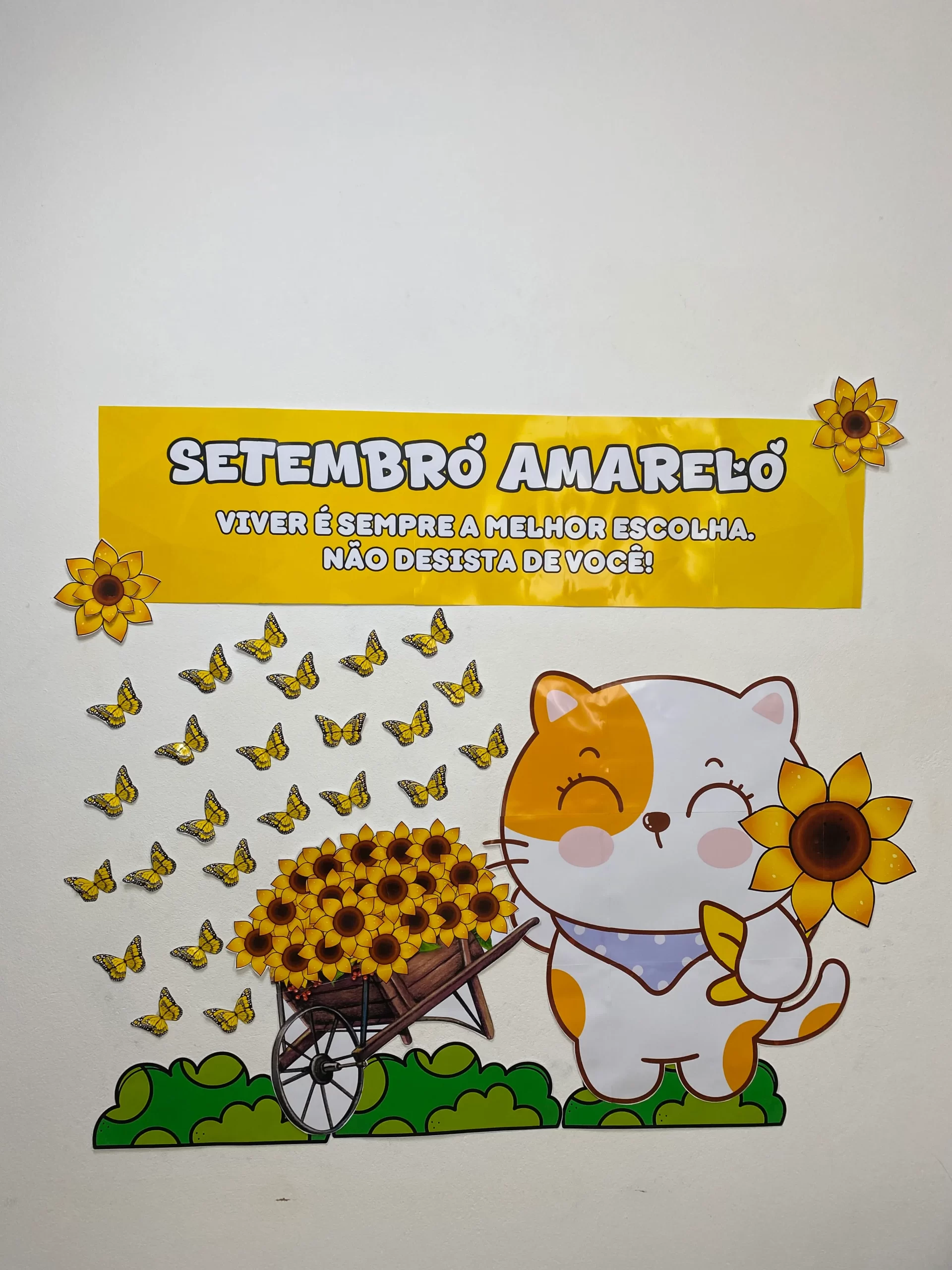 Painel Setembro Amarelo + Cartão Porta Bis
