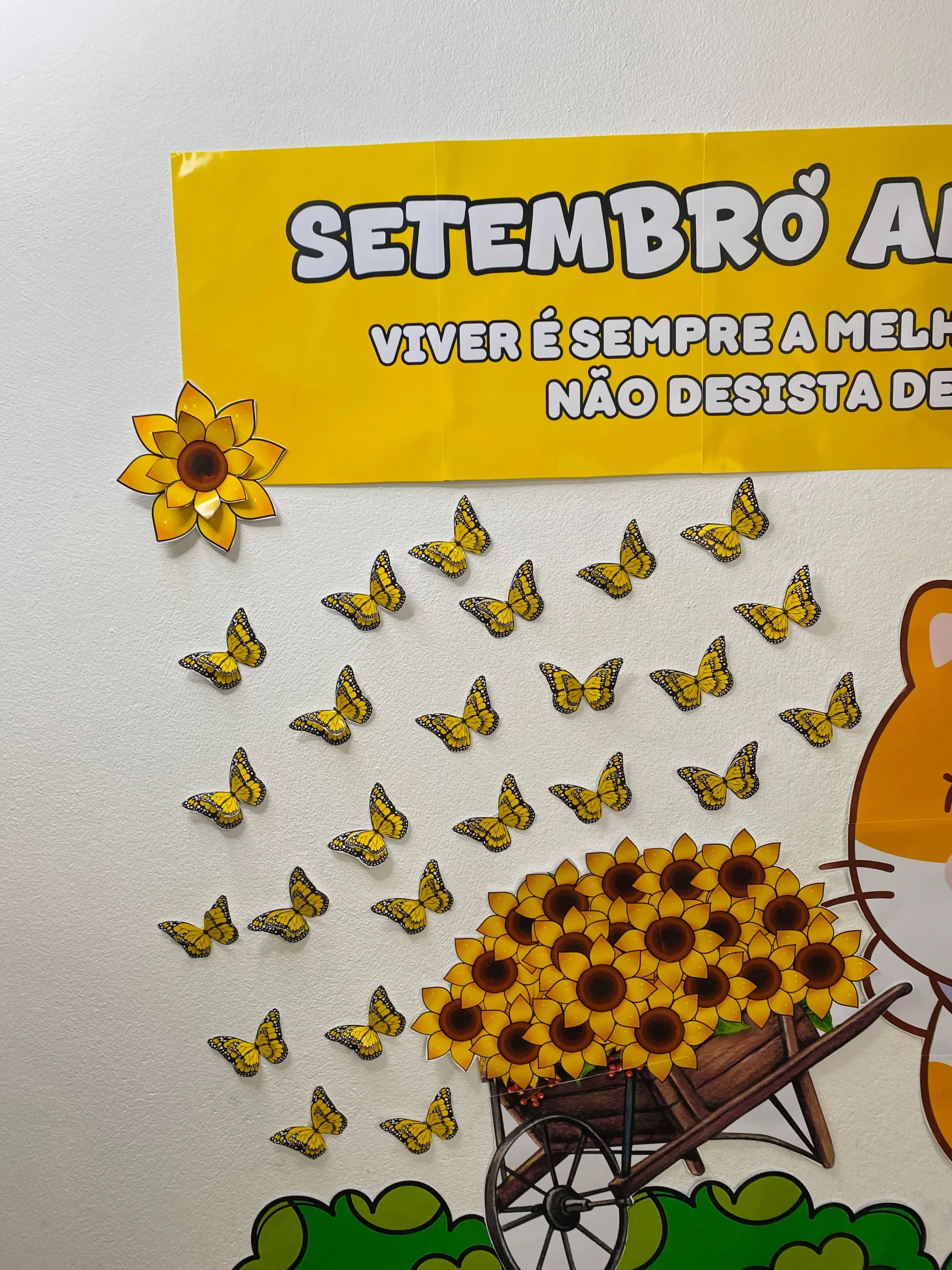 Painel Setembro Amarelo + Cartão Porta Bis - Imagem 2