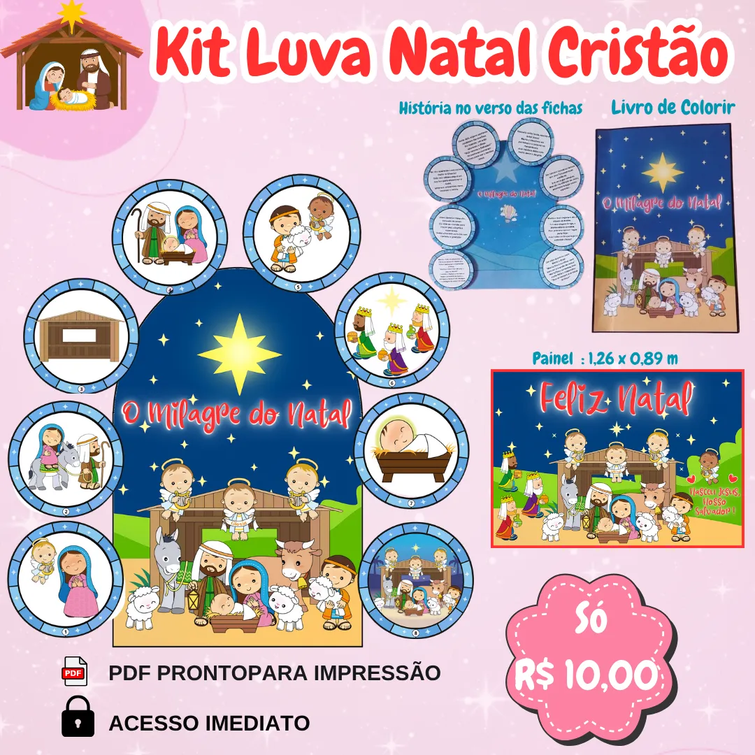 Kit Luva de História – O Milagre do Natal