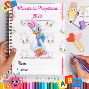 Planner da Professora 2026 – Modelo Margarida