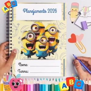 Planner da Professora 2026 – Modelo Minions
