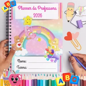 Planner da Professora 2026 – Modelo Ursinhos Carinhosos