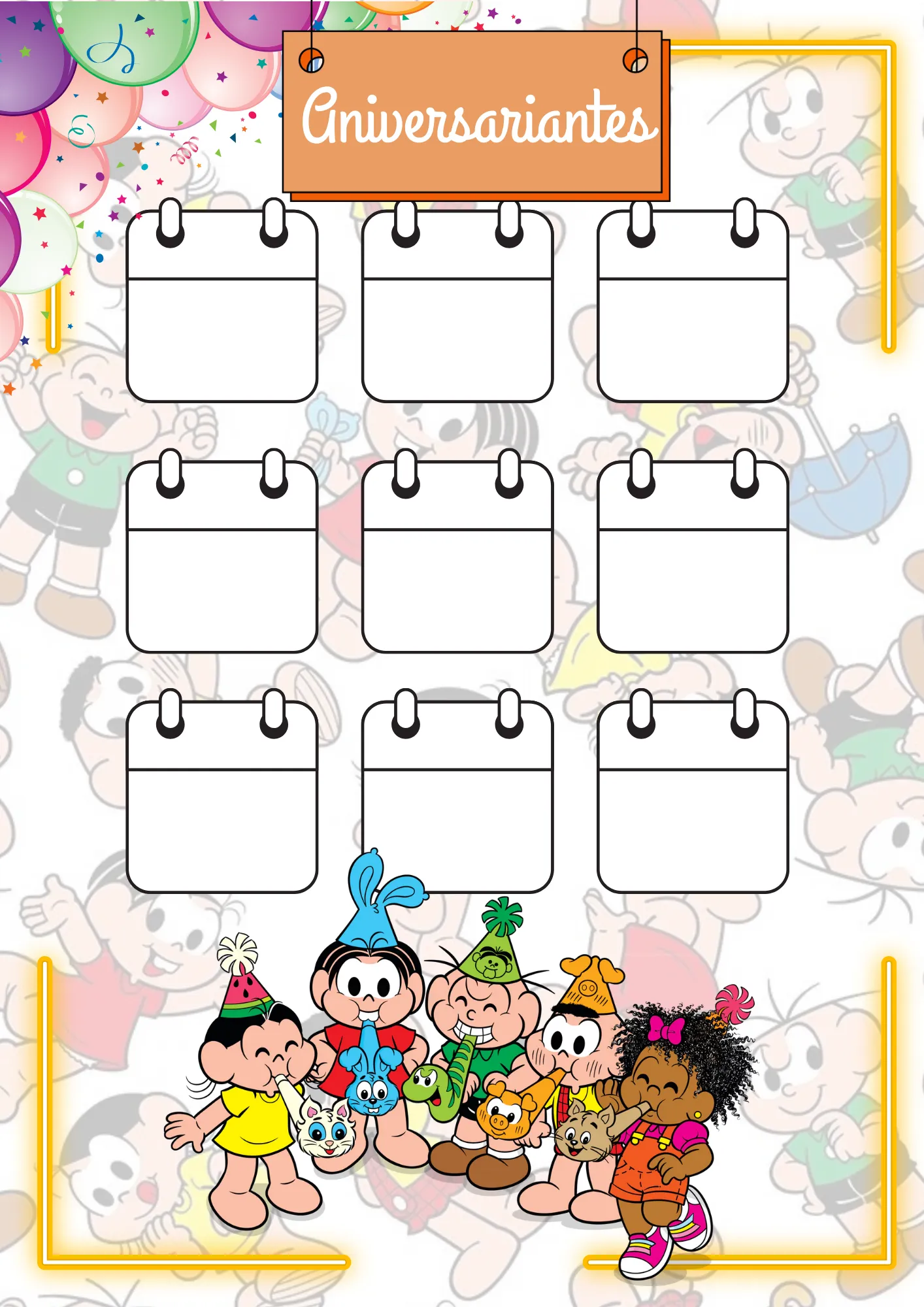 Planner da Professora 2026 – Modelo Turma da Mônica - Imagem 2