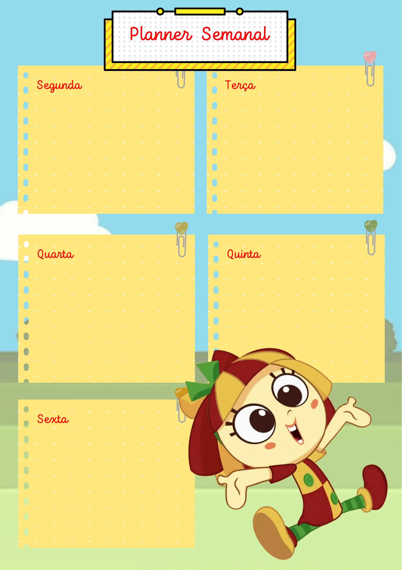 Planner da Professora 2026 – Modelo Sítio do Picapau Amarelo - Imagem 4