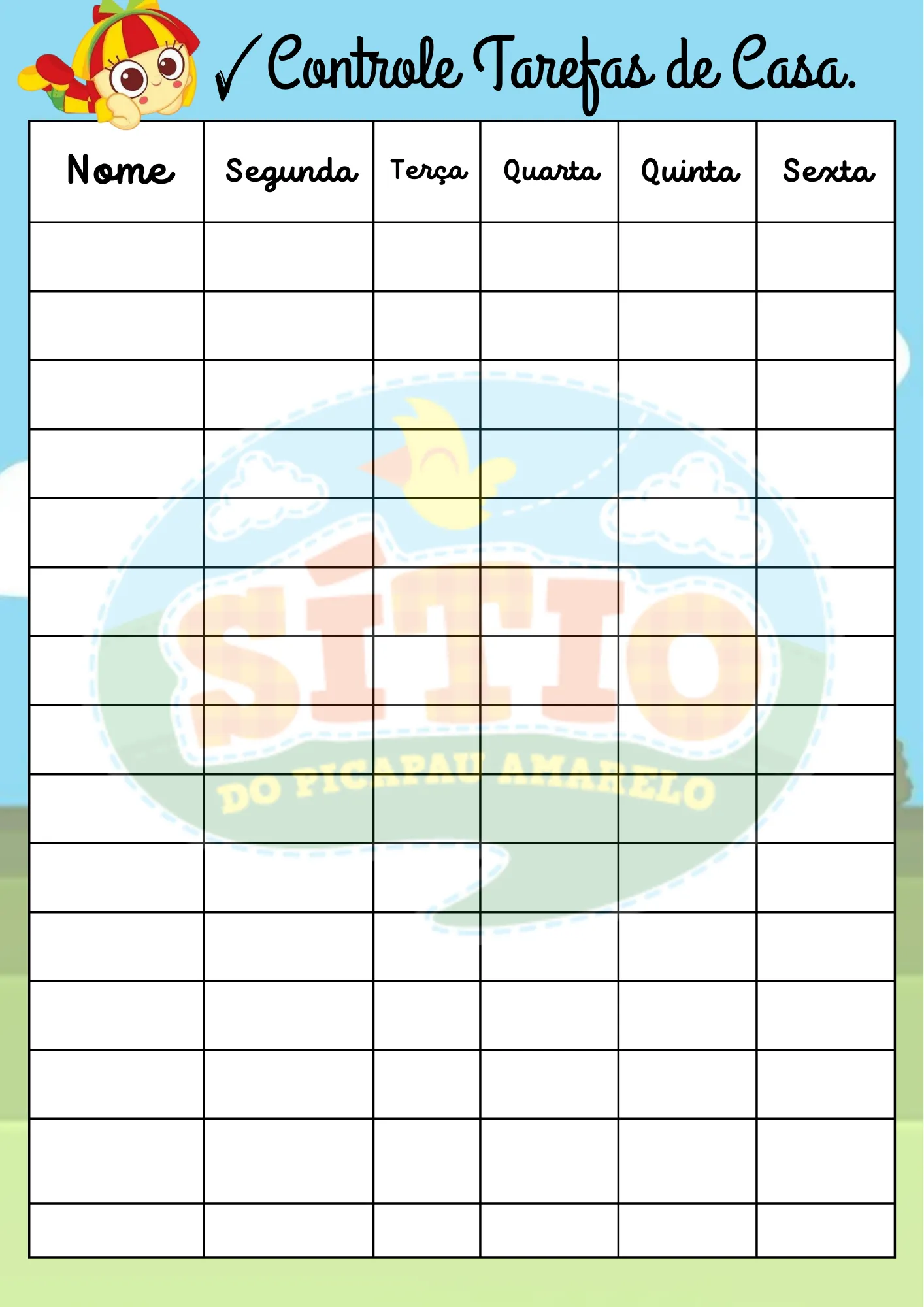 Planner da Professora 2026 – Modelo Sítio do Picapau Amarelo - Imagem 5