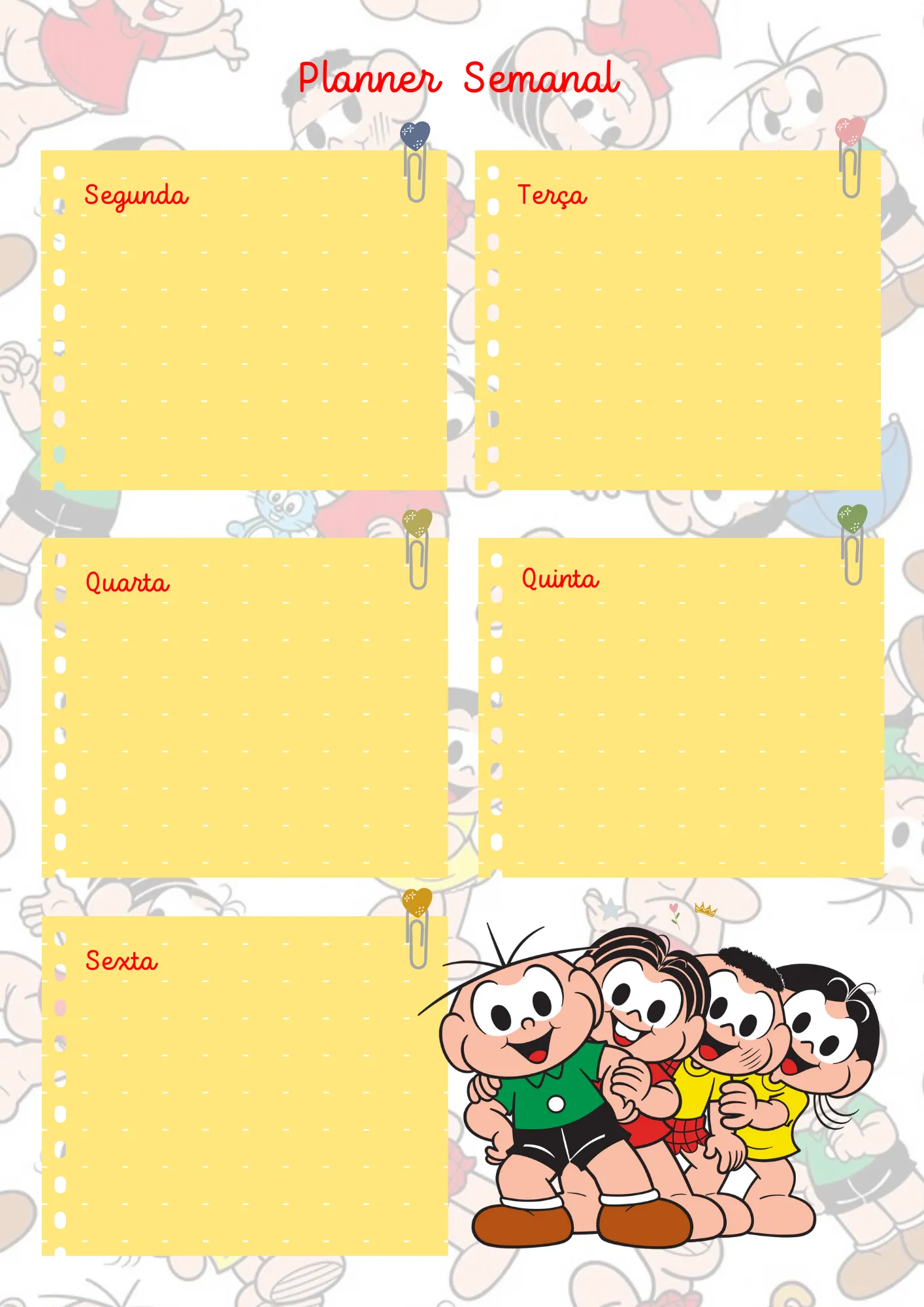 Planner da Professora 2026 – Modelo Turma da Mônica - Imagem 6