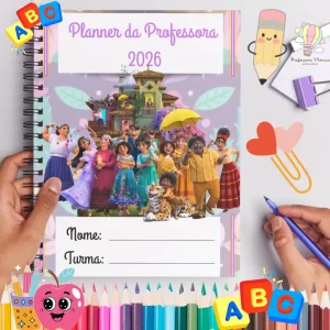 Planner da Professora 2026 – Modelo Encanto