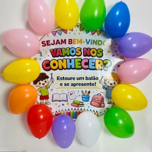 Dinâmica Volta às Aulas – Balões Interativos
