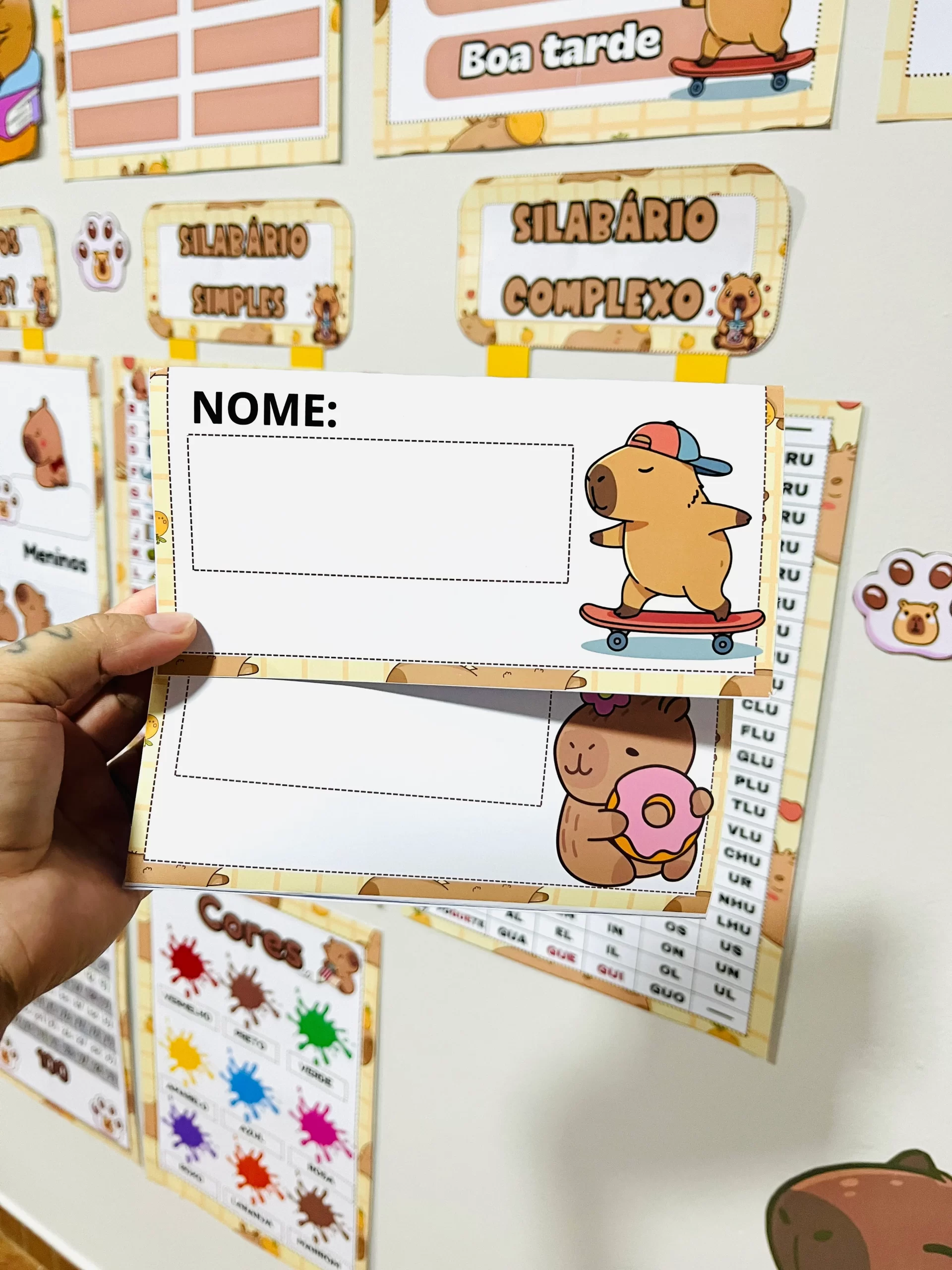 Kit Sala - Tema Capivara - Imagem 5