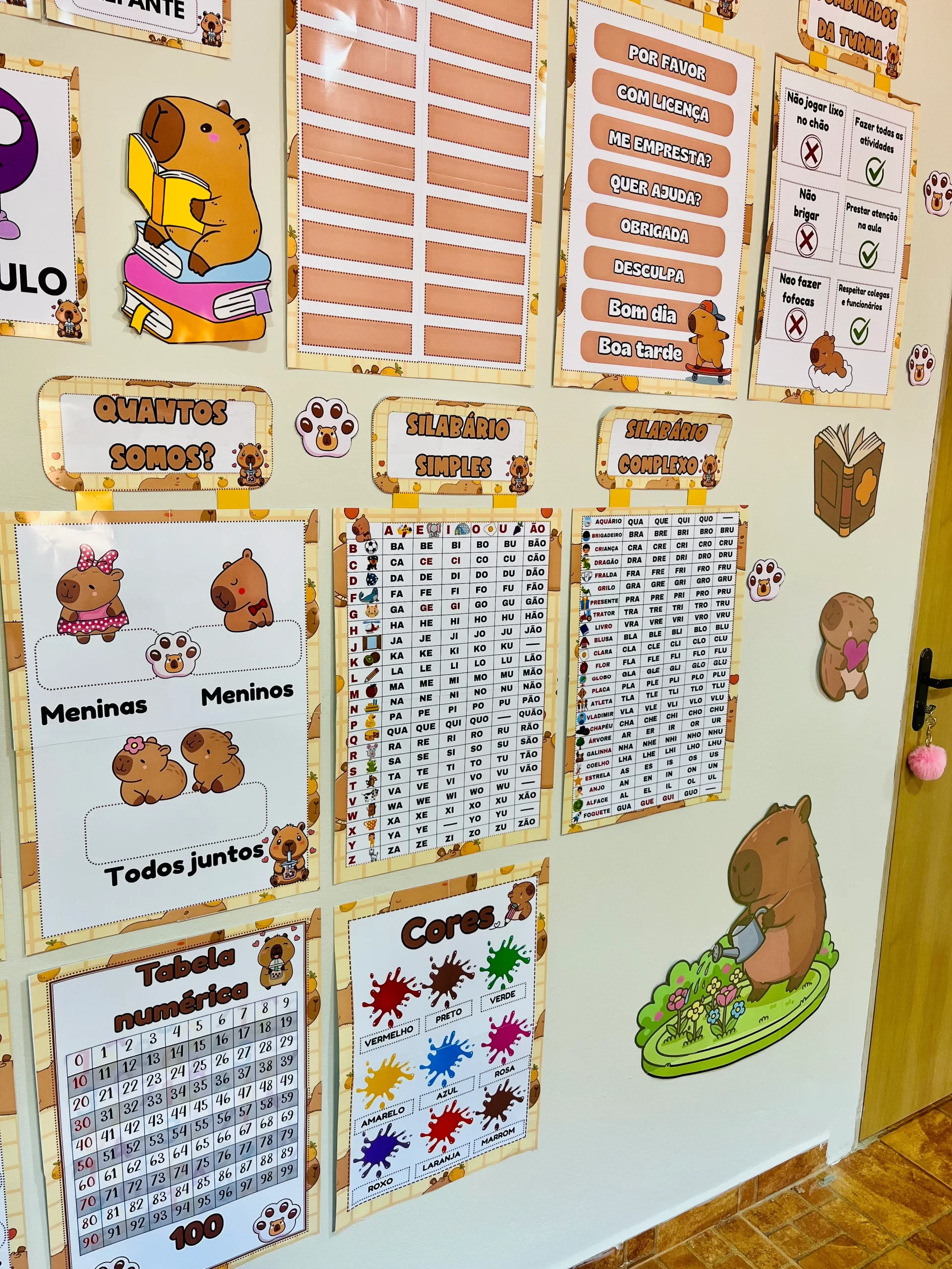 Kit Sala - Tema Capivara - Imagem 2