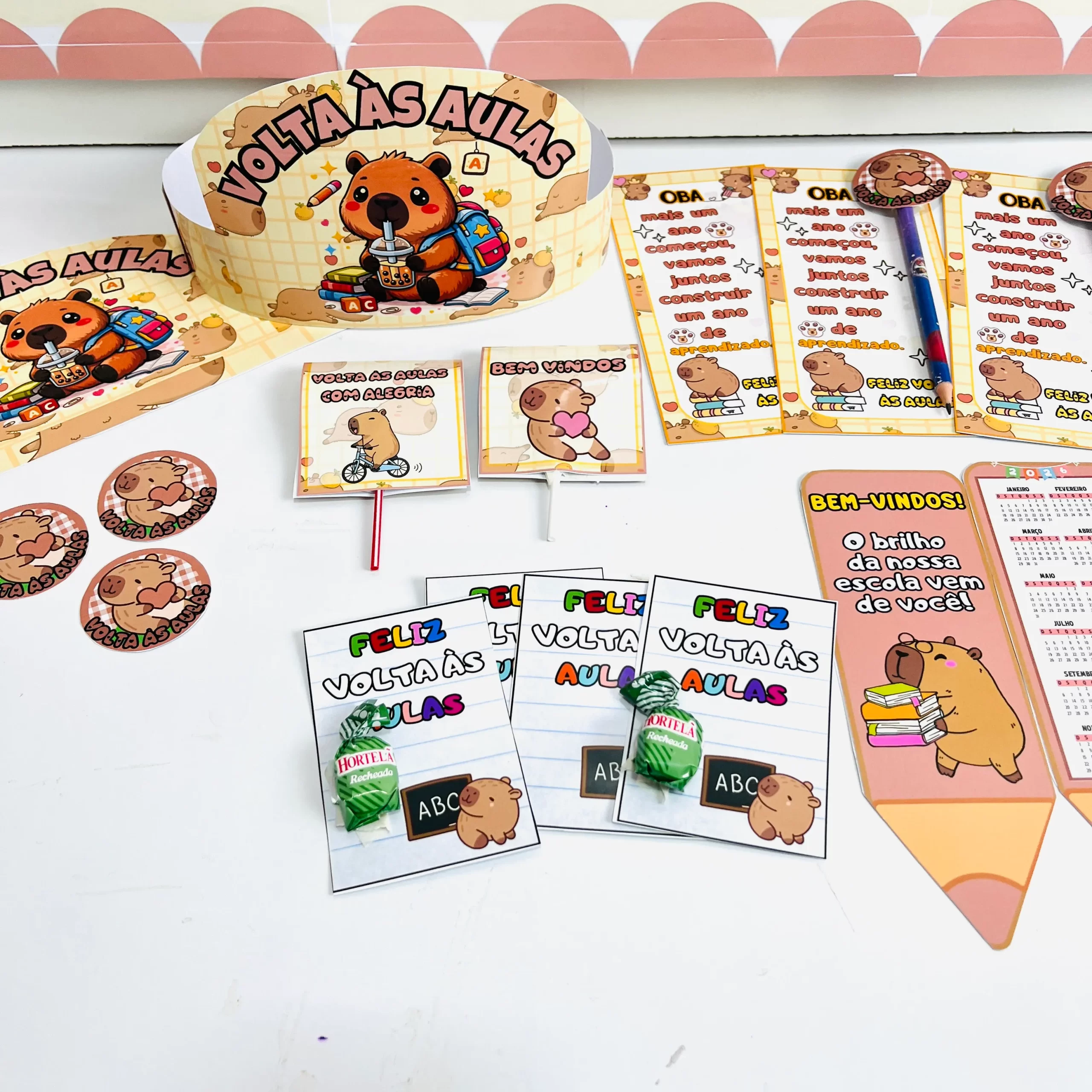 Kit Volta às Aulas Capivara - Imagem 3