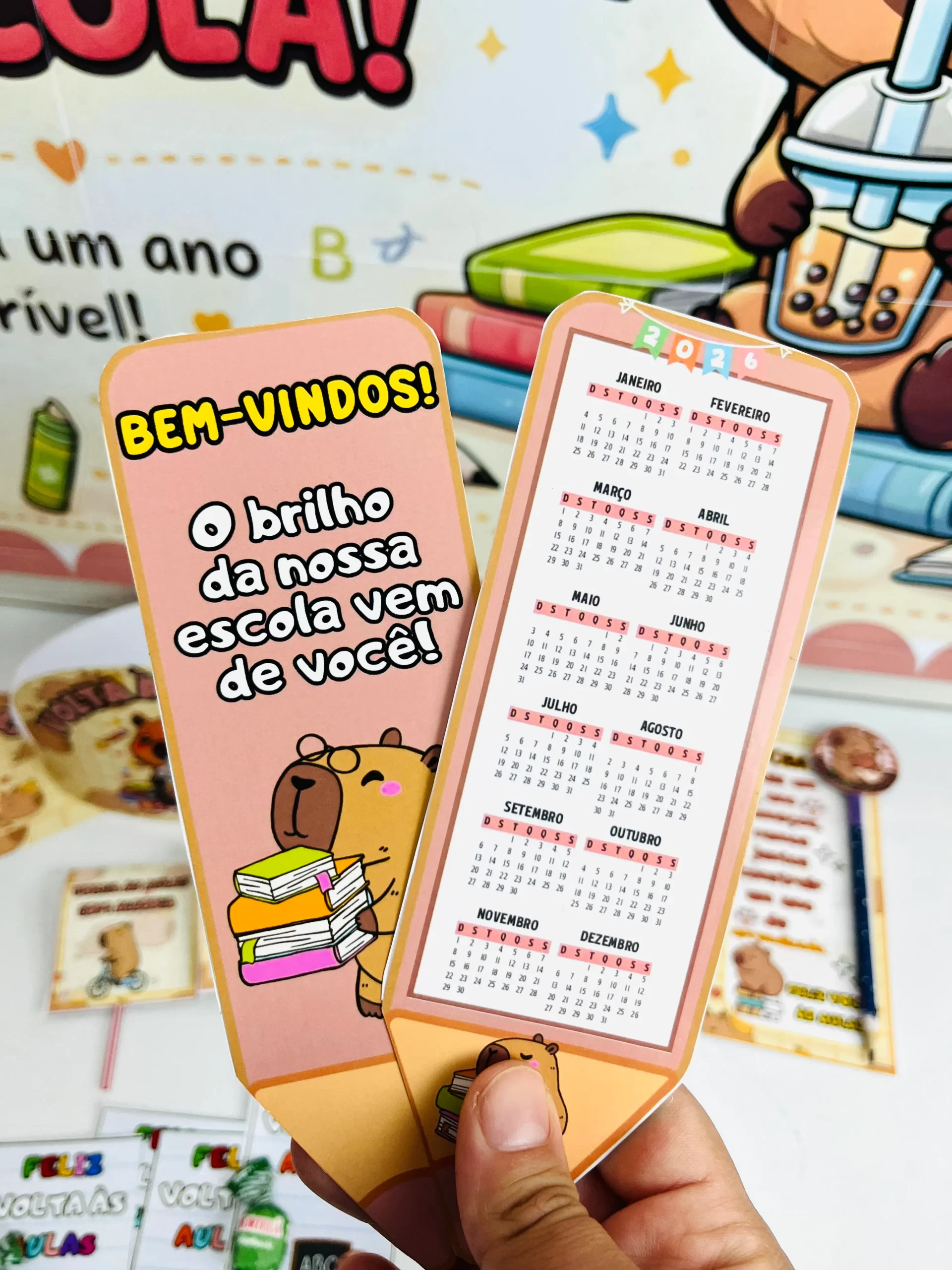 Kit Volta às Aulas Capivara - Imagem 5