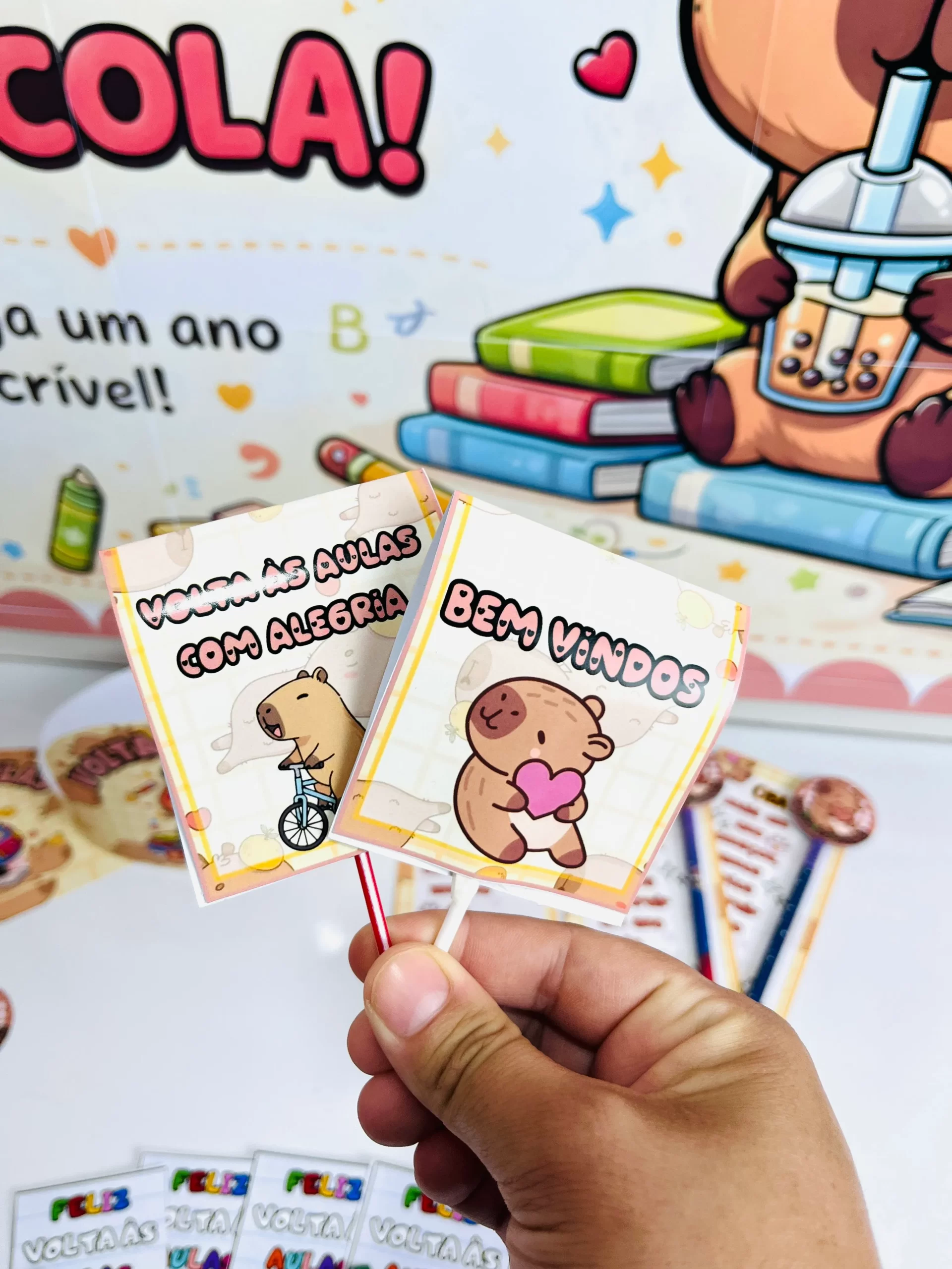 Kit Volta às Aulas Capivara - Imagem 4