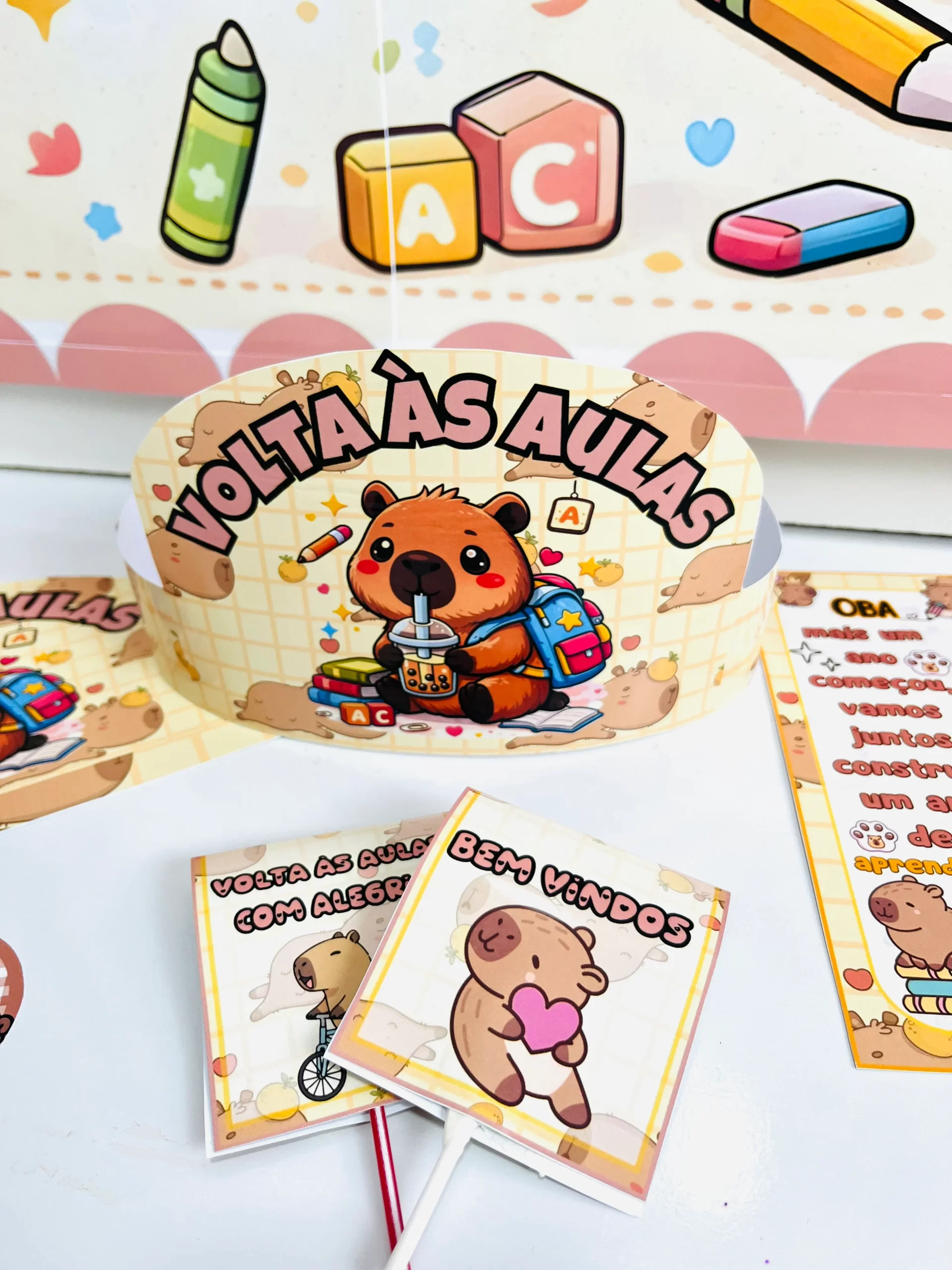 Kit Volta às Aulas Capivara - Imagem 6
