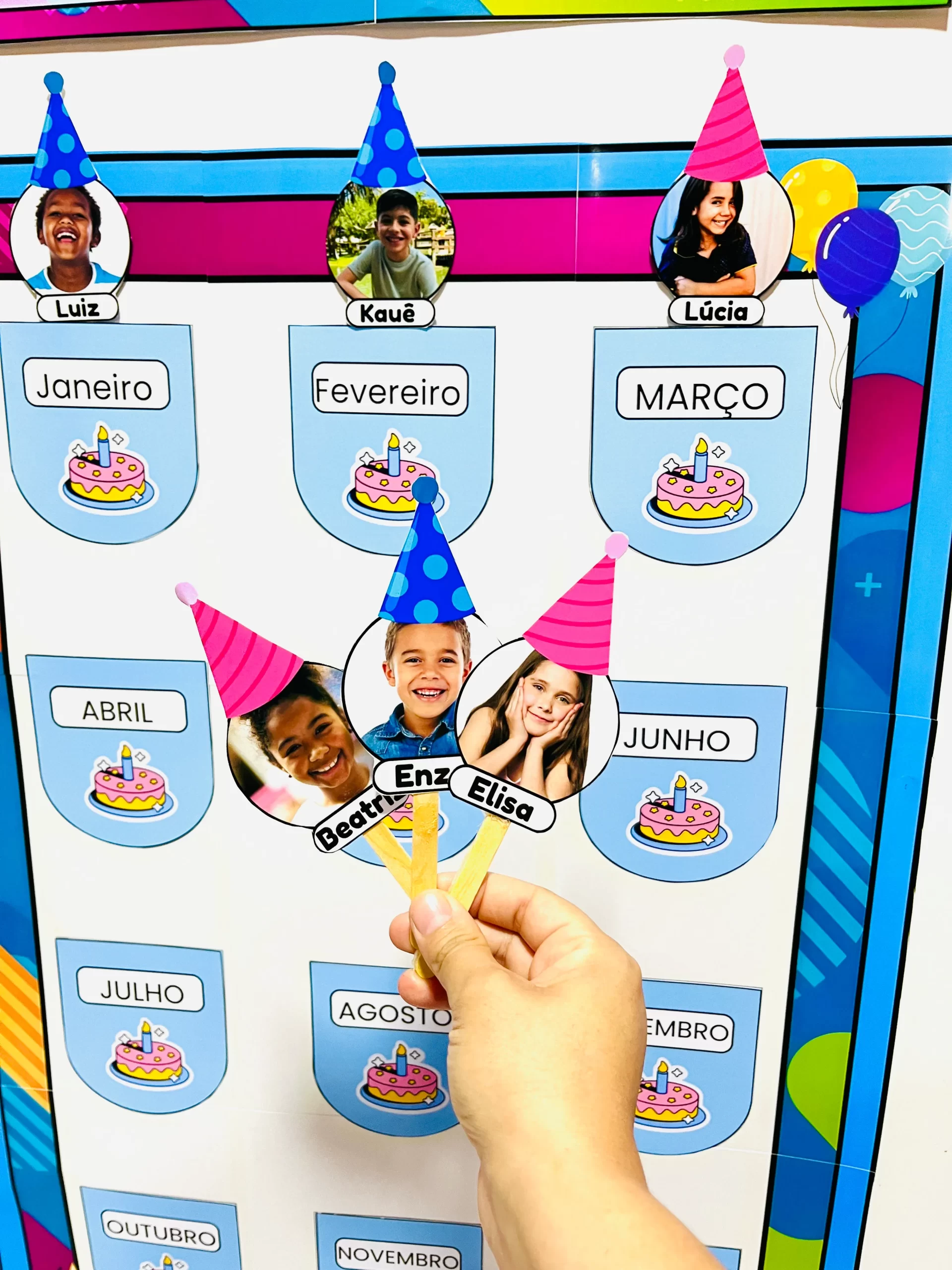 Painel Aniversariantes da Turma - Imagem 4