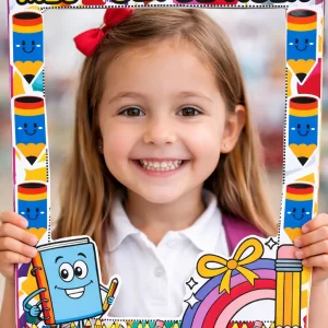 Gratuito - Moldura 1° dia de aula
