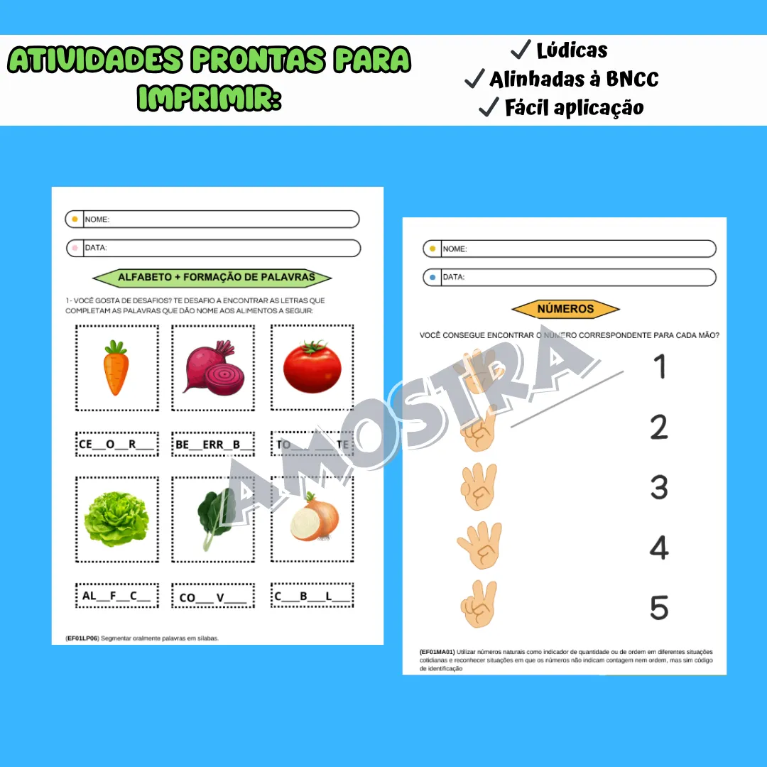 PLANEJAMENTO COMPLETO 1º ANO – BNCC 2026 - Imagem 4