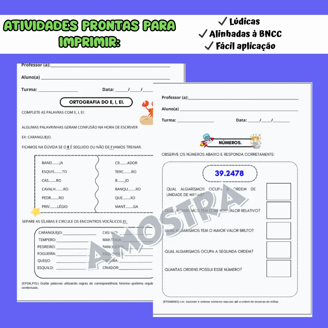 PLANEJAMENTO COMPLETO 4º ANO – BNCC 2026 - Imagem 4