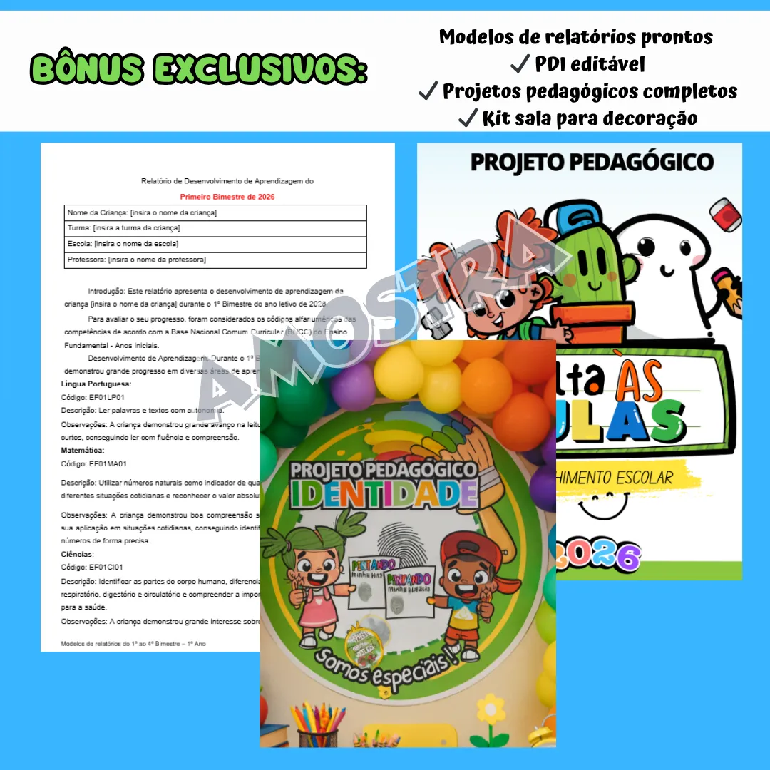 PLANEJAMENTO COMPLETO 1º ANO – BNCC 2026 - Imagem 5
