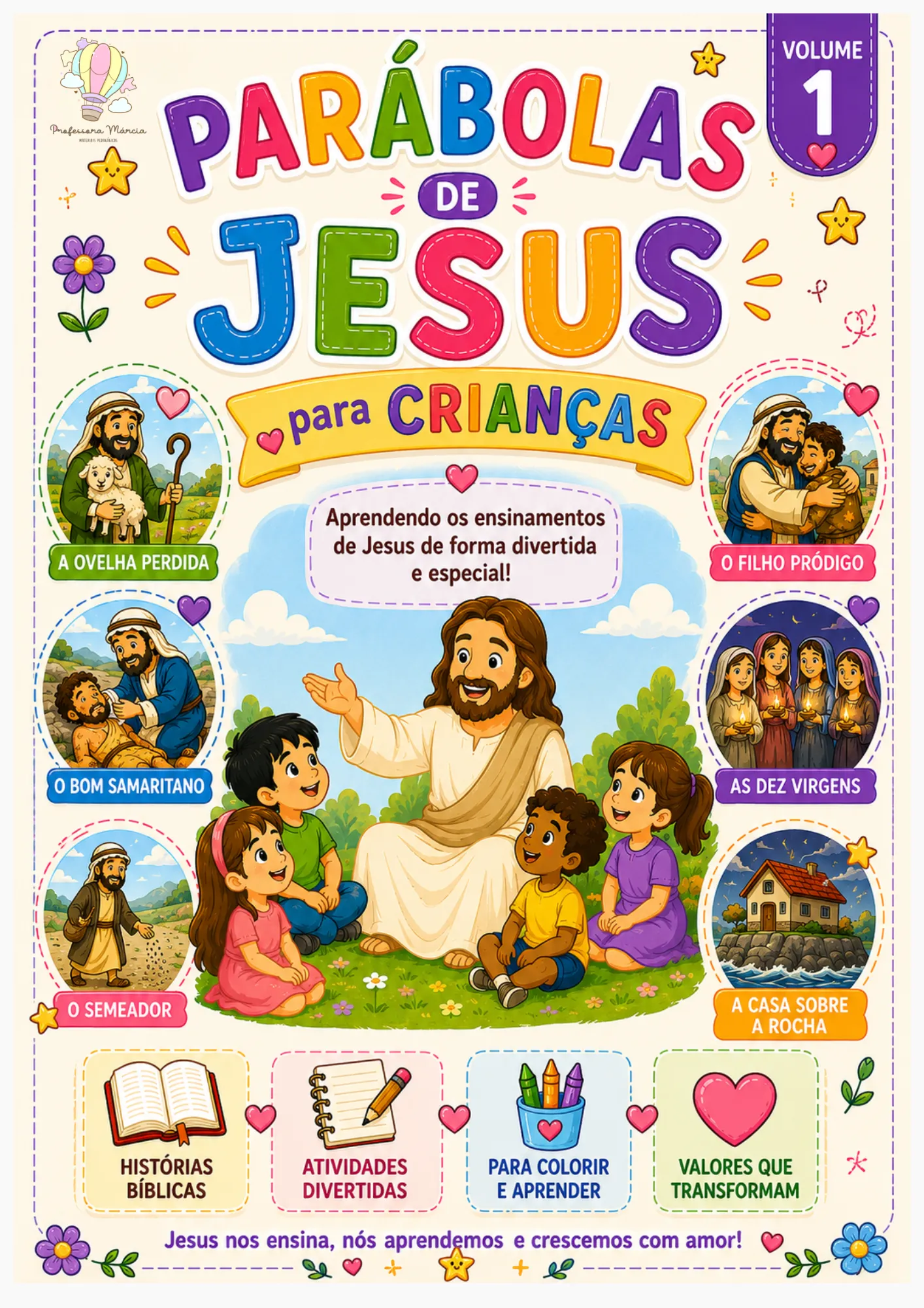Parábolas de Jesus para Crianças – Volume 1 - Imagem 2
