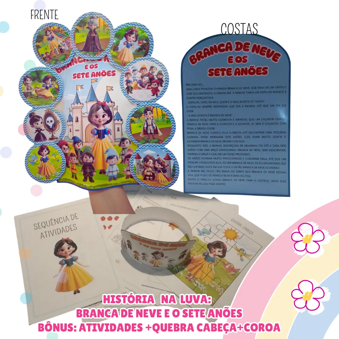 História na Luva- Branca de Neve - Imagem 2