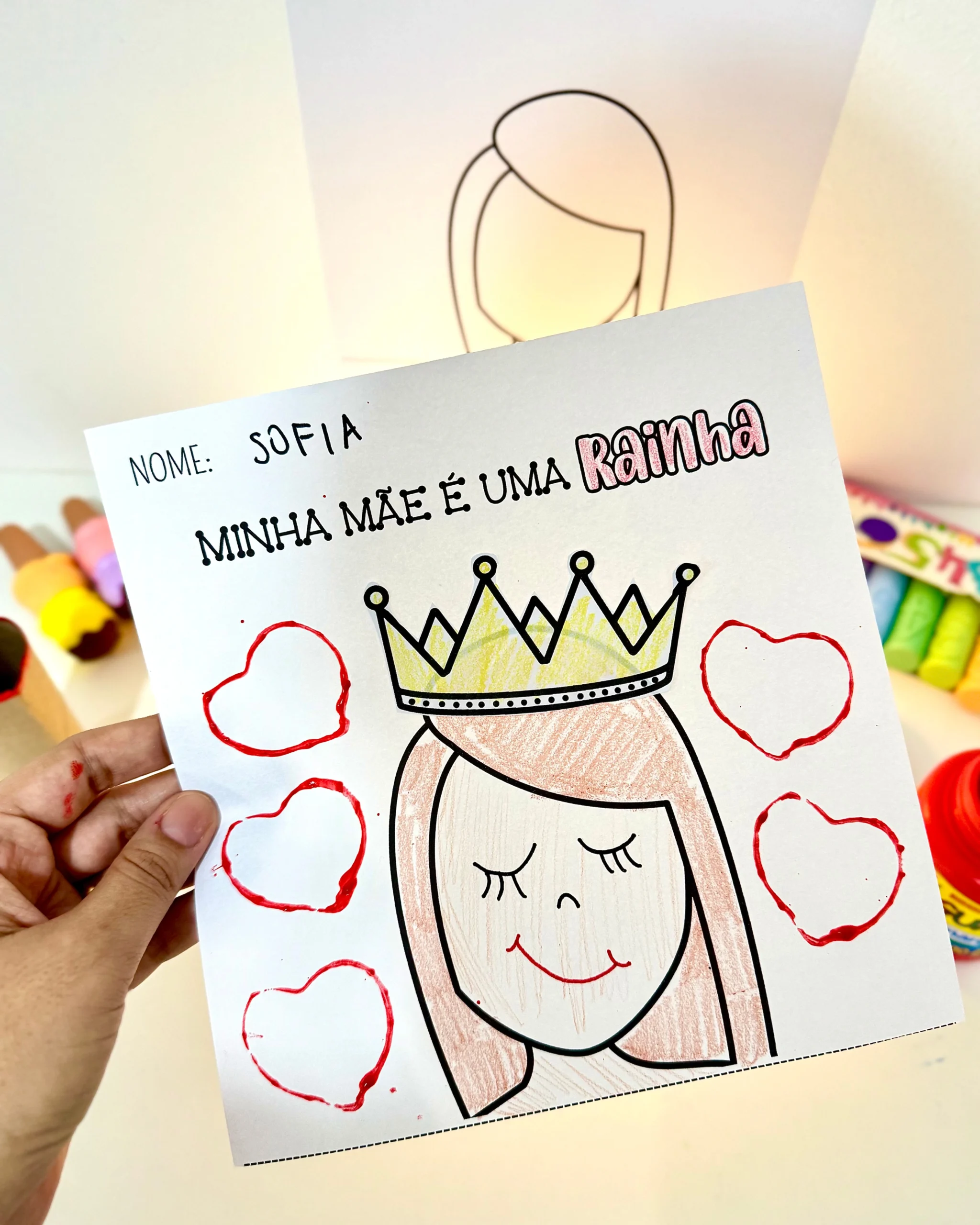 Atividades Artes Dia das Mães - Rainha - Imagem 3