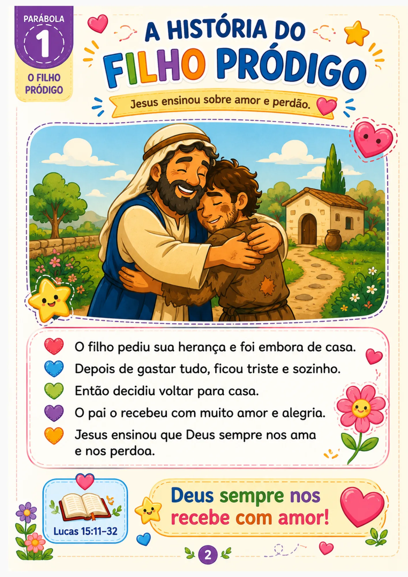 Parábolas de Jesus para Crianças – Volume 1 - Imagem 4