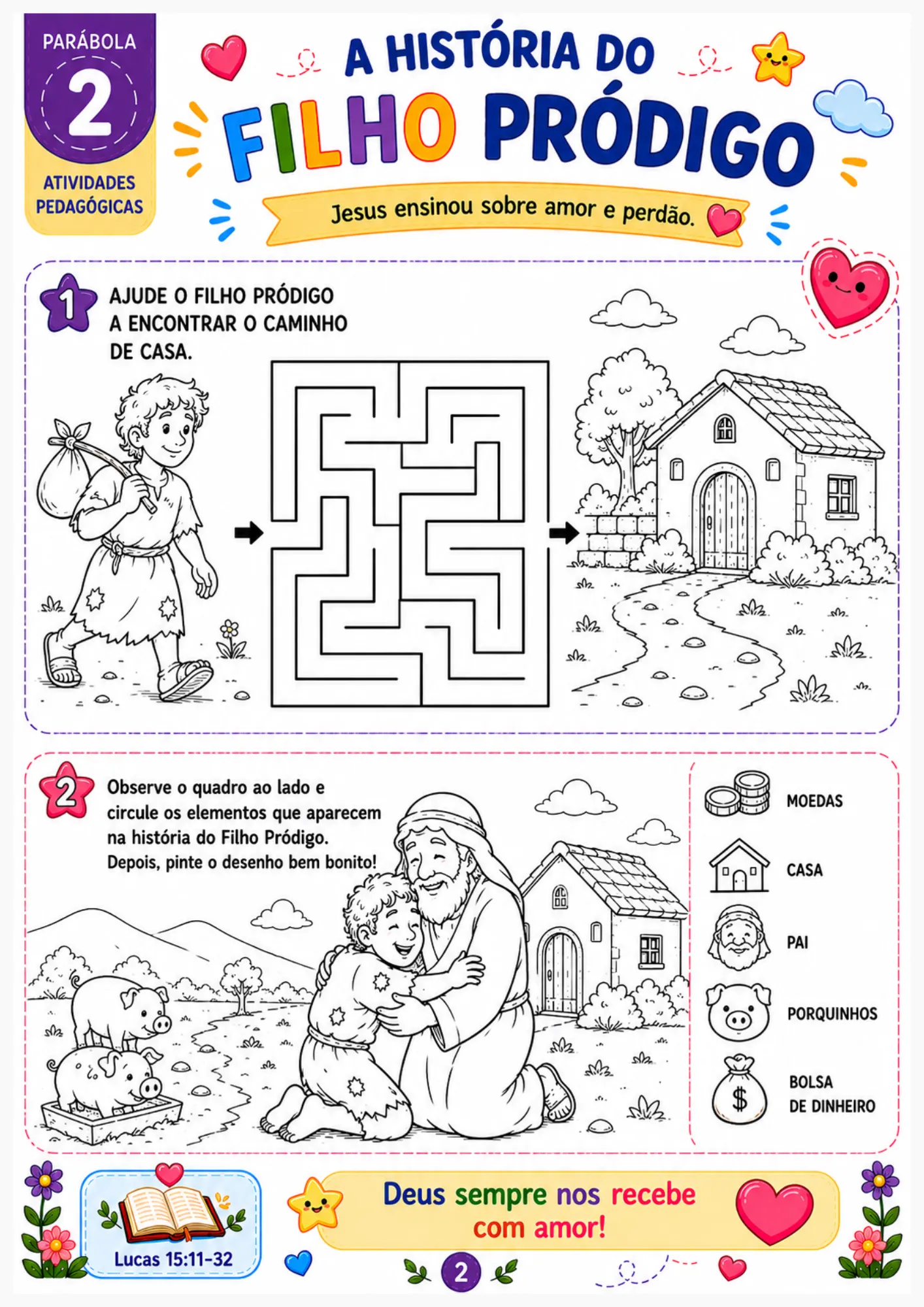 Parábolas de Jesus para Crianças – Volume 1 - Imagem 5
