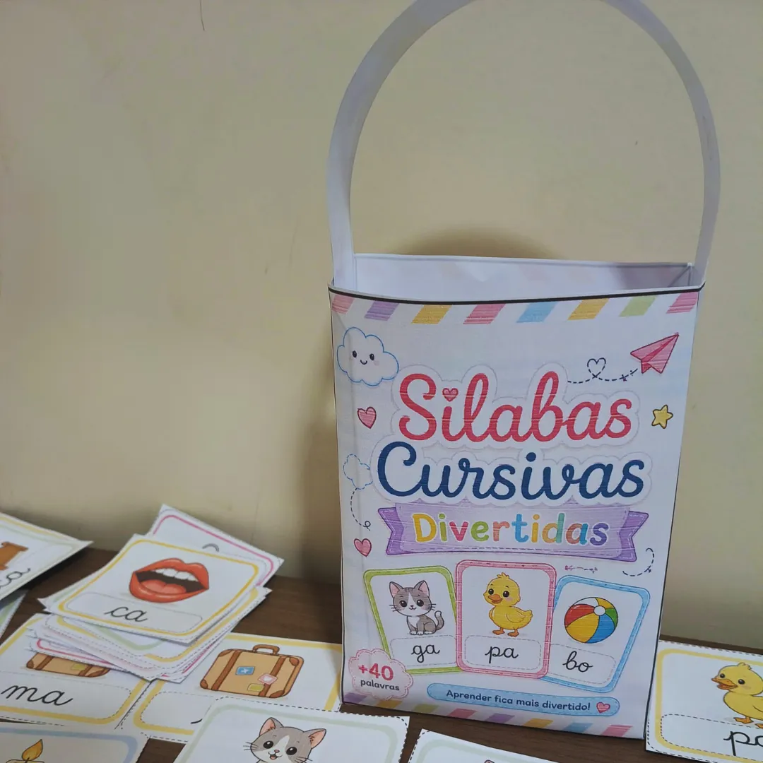 Cartinhas das Sílabas Cursivas - Imagem 6