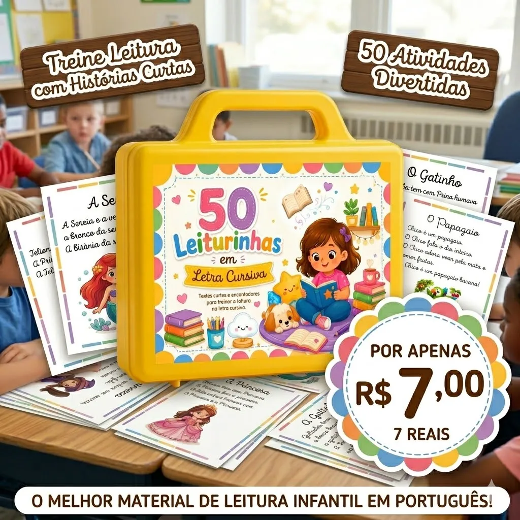 50 Leiturinhas em Letra Cursiva