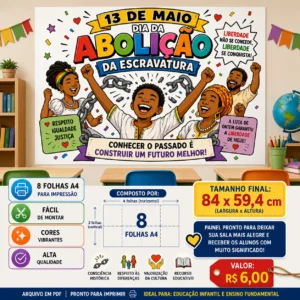 Painel 13 de Maio – Dia da Abolição da Escravatura