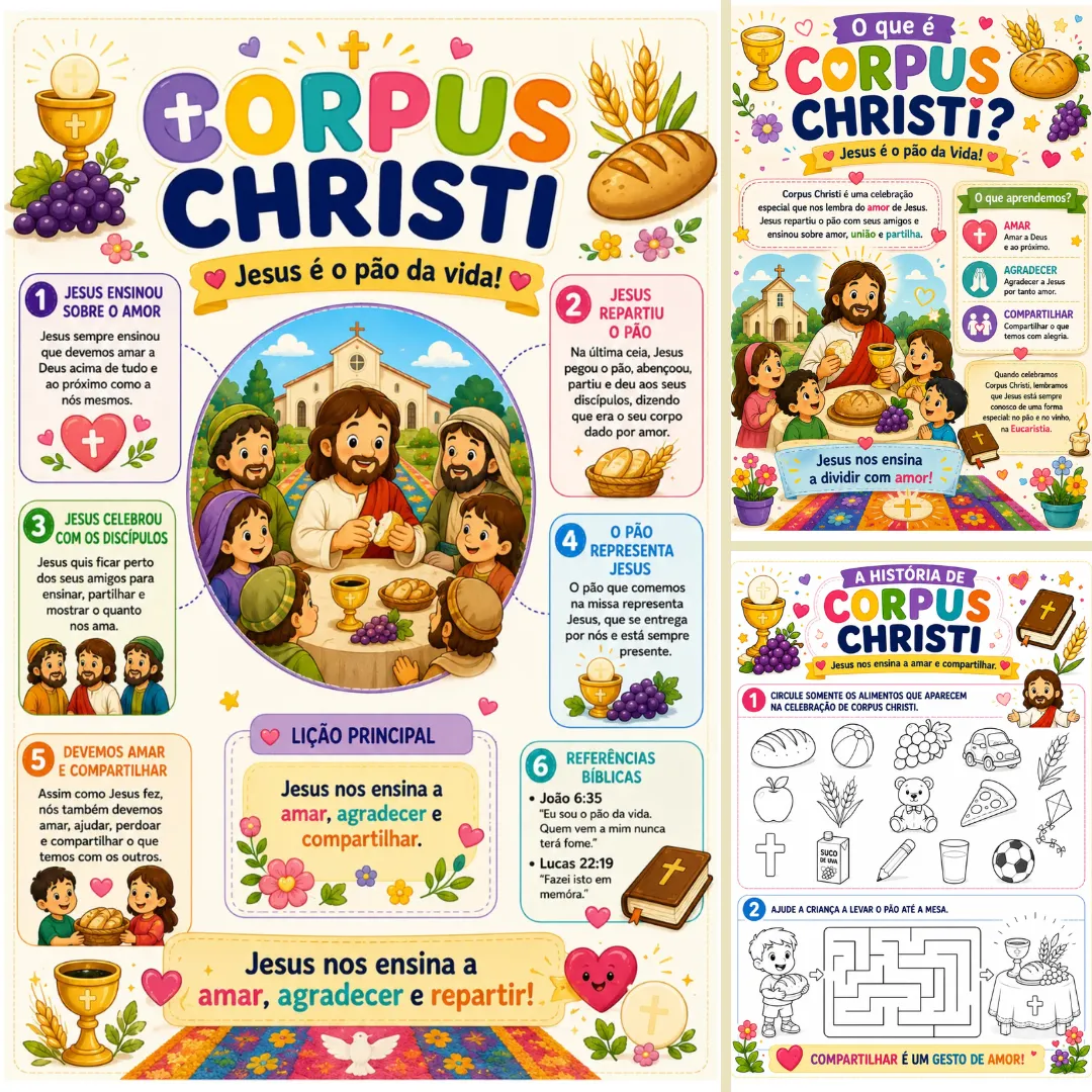 Kit Corpus Christi – Completo e Pronto para Imprimir - Imagem 4