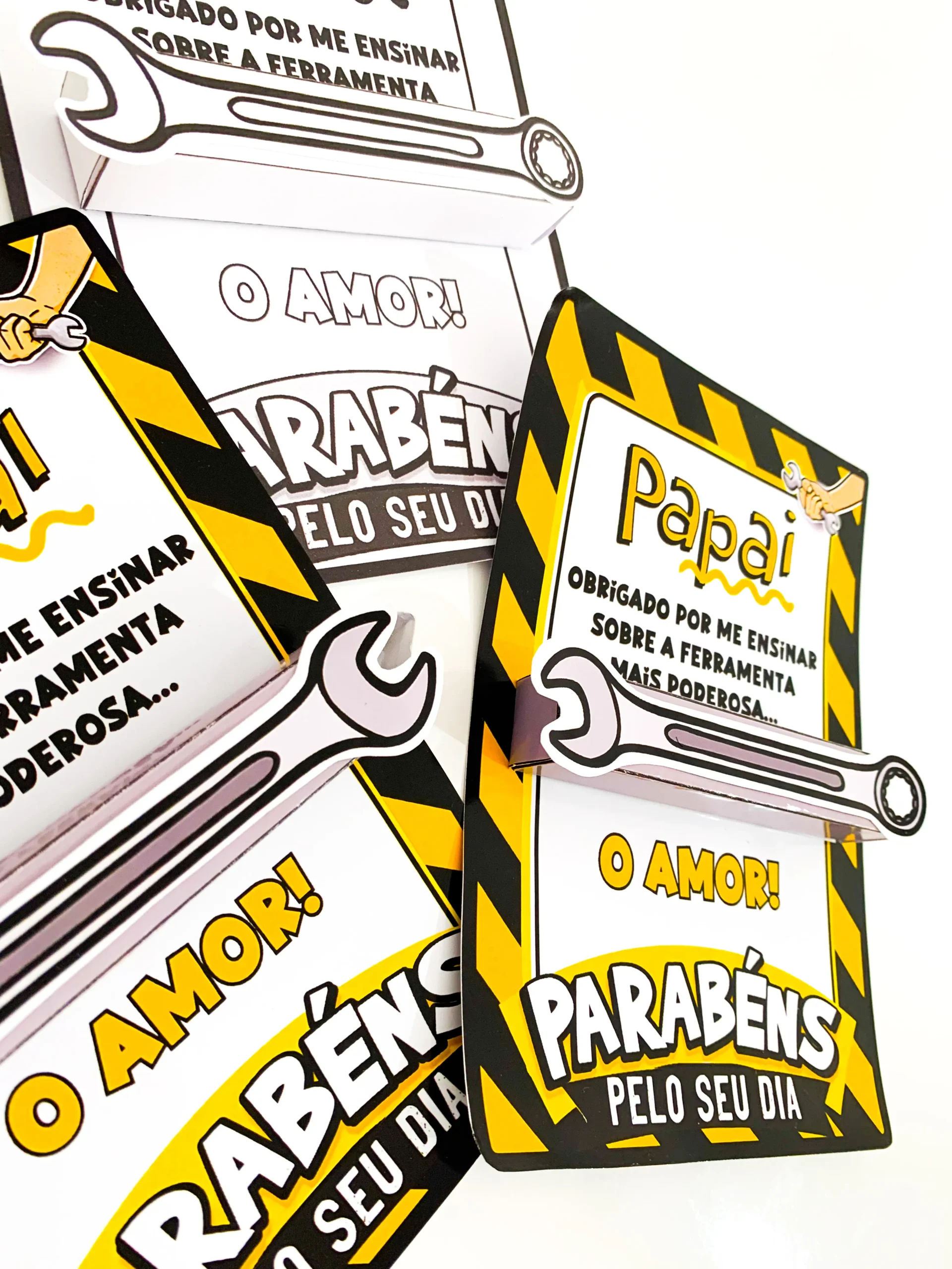 Cartão Interativo Dia dos Pais – Tema Ferramentas - Imagem 3