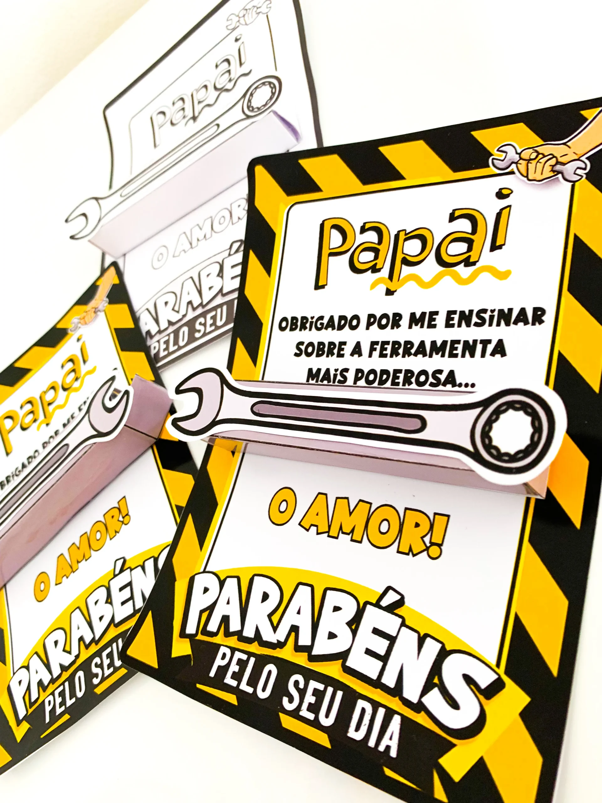 Cartão Interativo Dia dos Pais – Tema Ferramentas - Imagem 4