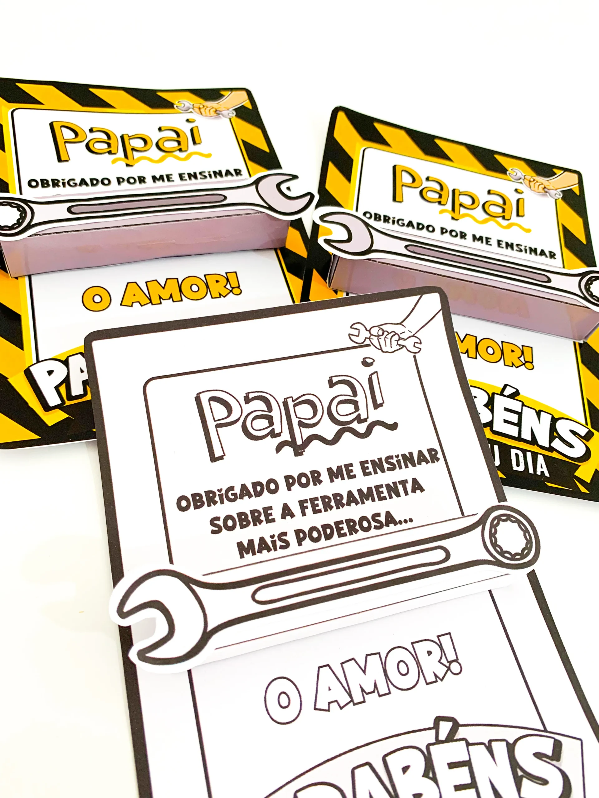 Cartão Interativo Dia dos Pais – Tema Ferramentas - Imagem 6