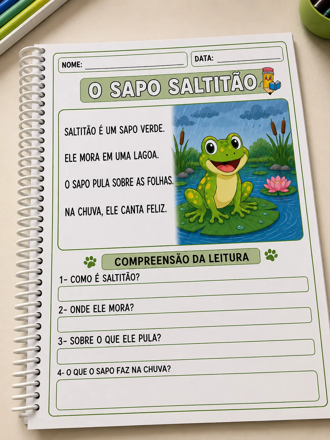 30 TEXTINHOS DE INTERPRETAÇÃO – 1º ANO DO ENSINO FUNDAMENTAL - Imagem 4