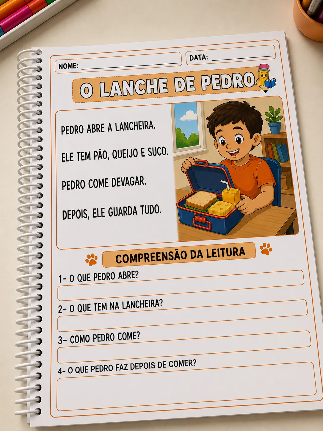30 TEXTINHOS DE INTERPRETAÇÃO – 1º ANO DO ENSINO FUNDAMENTAL - Imagem 5