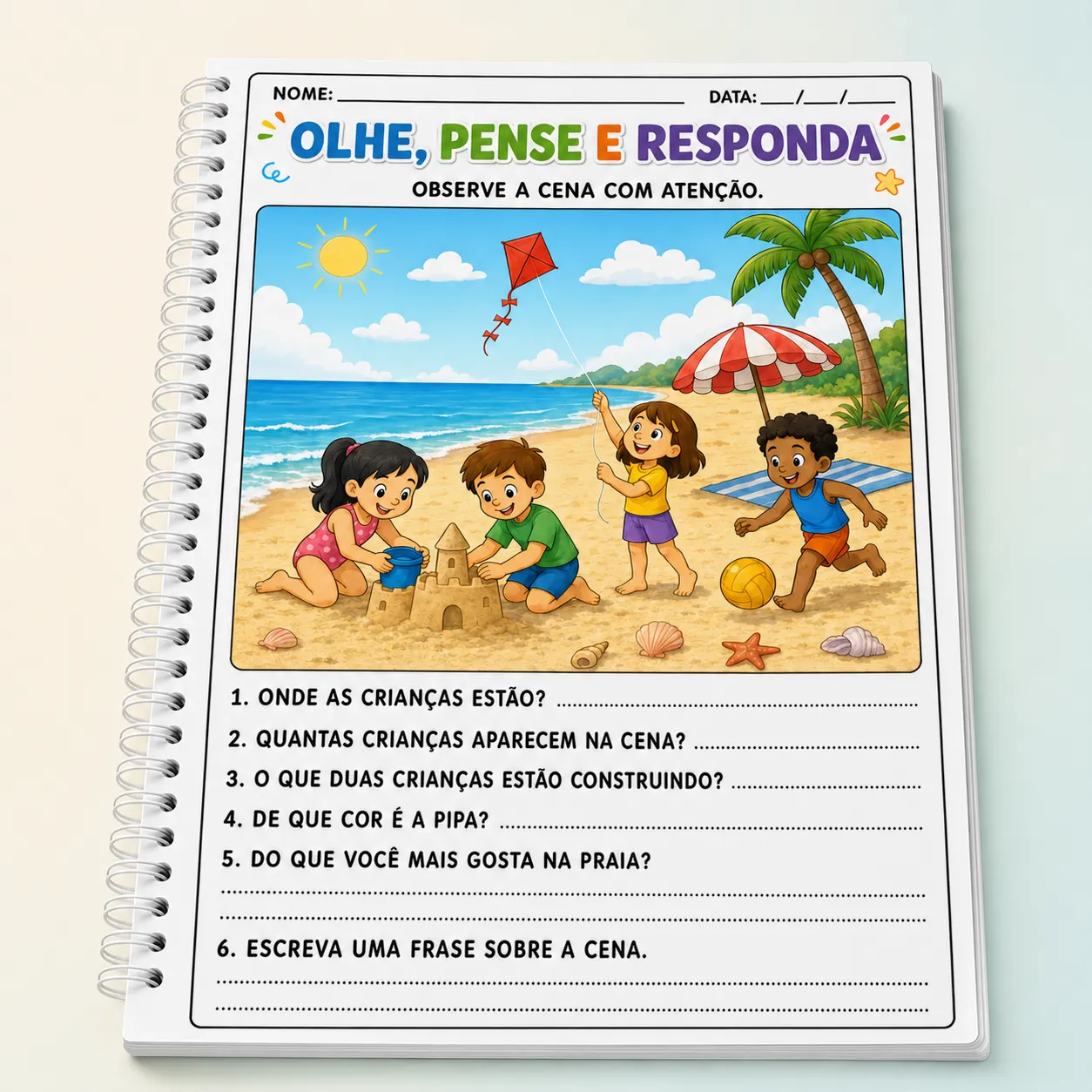 Apostila Olhe, Pense e Responda – Leitura de Imagens e Interpretação - Imagem 2