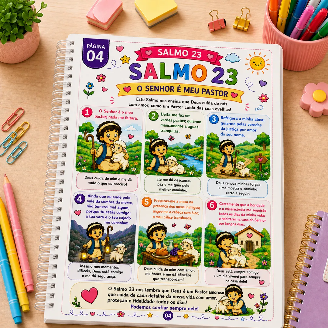Apostila Salmos para Crianças - Imagem 2