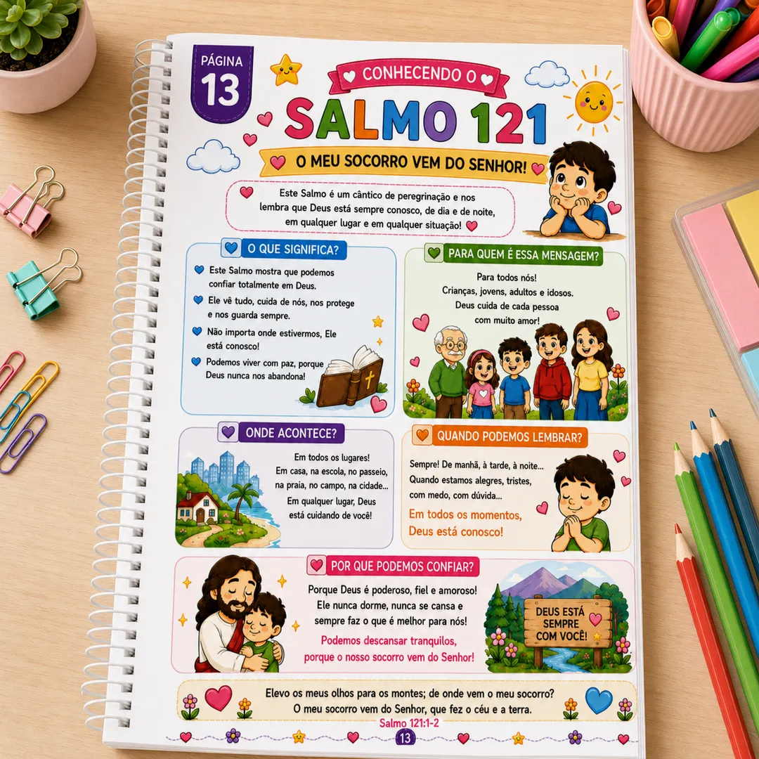 Apostila Salmos para Crianças - Imagem 4