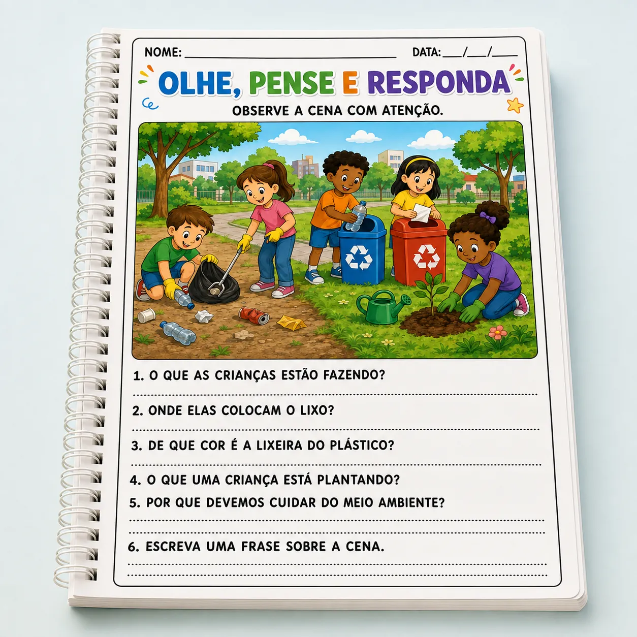 Apostila Olhe, Pense e Responda – Leitura de Imagens e Interpretação - Imagem 5