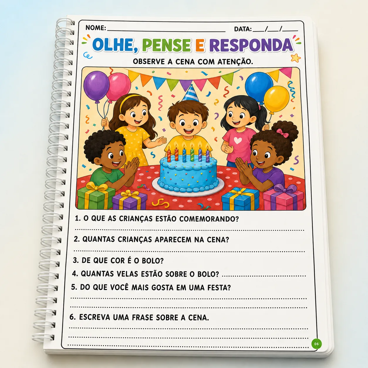 Apostila Olhe, Pense e Responda – Leitura de Imagens e Interpretação - Imagem 7