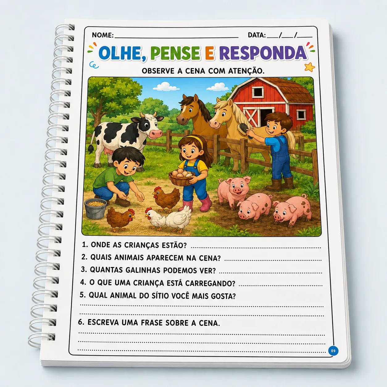 Apostila Olhe, Pense e Responda – Leitura de Imagens e Interpretação - Imagem 8