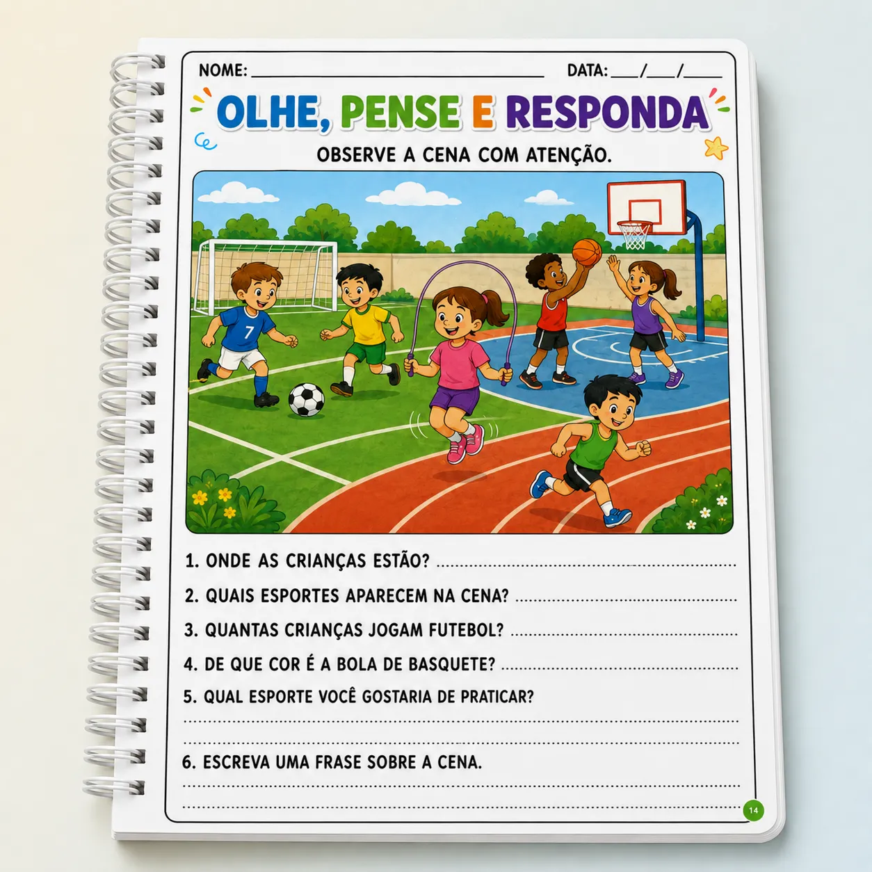 Apostila Olhe, Pense e Responda – Leitura de Imagens e Interpretação - Imagem 9